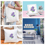 Zhenqing Stamped Cross Stitch Kit,Floral Cross Stitch Designs,11count 7.87 * 7.87in,Counted Cross Stitch Kit,Simple and Easy to Embroider,Suitable for Beginners, Entry-Level kit-Iris (66252)