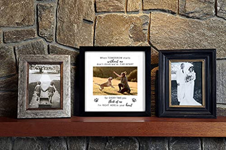 KCRasan Pet Memorial Picture Frame, Sympathy Loss Gift, Dog Cat Remembrance Keepsake Tribute KCRasan