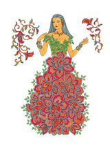 Creative Haven Enchanting Flower Fashions Coloring Book (Adult Coloring Books: Flowers & Plants) WoodArtSupply