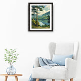 Natuyalo Paint by Numbers Kit for Adults - Forest Landscape Paint by Number on Canvas Without Frame, DIY Acrylic Painting for Ideal Gift Home Wall Decor (16x20 Inch) Natuyalo