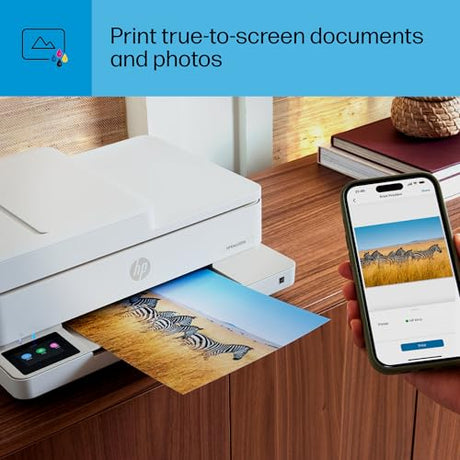 HP Envy 6555e Wireless All-in-One Color Inkjet Printer, Print, scan, Copy, Duplex Printing Best-for-Home, 3 Months of Instant Ink Included (714N5A) HP