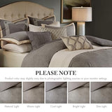 Madison Park Signature Cozy Comforter Set - All Season Bedding Combo Filled Insert and Removable Duvet Cover, Shams, Decorative Pillows, King (110 in x 96 in), Geometric Grey 10 Piece Madison Park