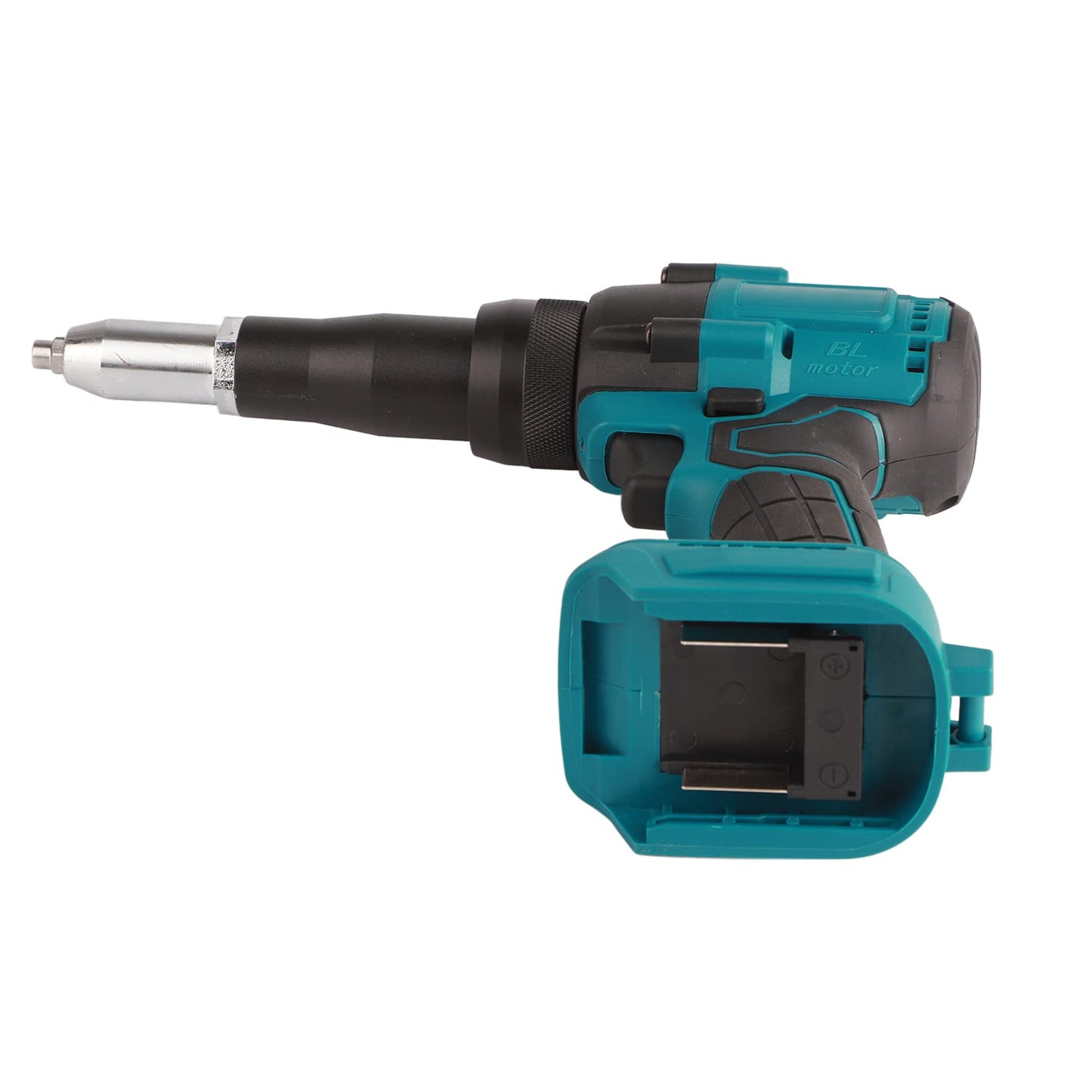 Vvikizy 18V Blue Cordless Brushless Electric Rivet Gun Cordless Rivet Gun LED Automatic Rivet Nut Hand Tool for BL1815 Battery 3.2-4.8mm - WoodArtSupply