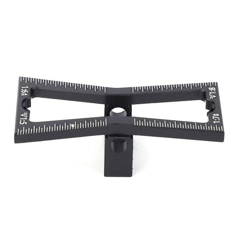 Garosa Dovetail Marker Guide Aluminum Alloy Dovetail Making Jig 1:5 1:6 1:7 1:8 Slopes Marking Gauge Woodworking Tool DIY Wooden Joints Scribing Garosa