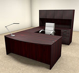 5pc U Shape Modern Executive Office Desk, OT-SUL-U15 UTM Furniture
