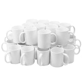 MYSUB Sublimation Mugs, Cups 11oz Sublimation Ceramic Blank Coffee Mugs,White Cups, Sulimation Blanks, Blank White Mugs-36 pack bulk bundle (36pc White) MYSUB