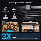 ATOMSTACK 48000mW Laser Engraver, A40 PRO V2 with Air Assist, 30000mm/min Laser Cutter for Bulk Engraving Cutting High Accuracy Laser Engraving Machine for Wood Acrylic Leather Stone Metal ATOMSTACK