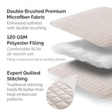 Southshore Fine Living, Inc. King Quilt Bedding Set, Quilted Comforter, Coverlet Bed Spread for California Kings, Luxury Bedding King Quilt Set, Lightweight Quilted Bedspread w/Shams, Natural Beige Southshore Fine Living, Inc.