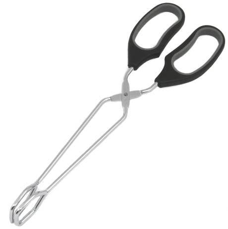 Chef Craft Classic Straight Tongs, 12 inches in length, Black Chef Craft