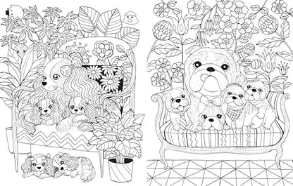 A Million Puppies: Paw-some Pooches to Color (A Million Creatures to Color)