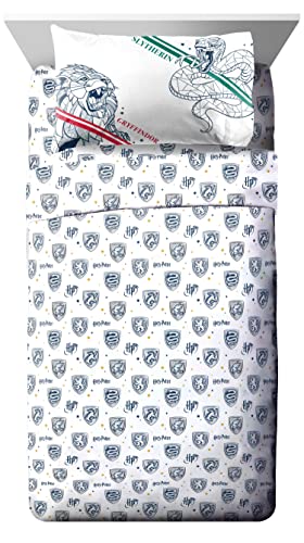 Jay Franco Harry Potter Stand Together 5 Piece Twin Size Bed Set - Includes Comforter & Sheet Set - Super Soft Kids Bedding Fade Resistant Microfiber (Official Harry Potter Product) Jay Franco