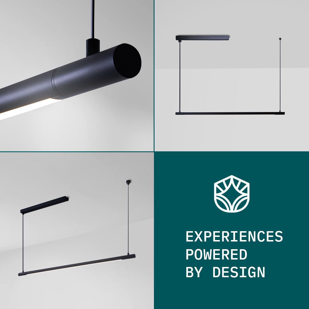 Solvita Professional LED Billiard & Pool Table Light, Non-Flickering & Evenly Distributed Light Source & Adjustable Height - Rotaflex, Bright White 3000K (52 inch) Solvita