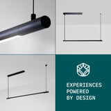 Solvita Professional LED Billiard & Pool Table Light, Non-Flickering & Evenly Distributed Light Source & Adjustable Height - Rotaflex, Bright White 3000K (52 inch) Solvita