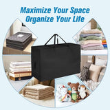 Jungda 6 Inch Full Tri Folding Mattress Storage Bag,Trifold Memory Foam Mattress Case,Portable Carrying Bag for 6" Full Size Tri Fold Mattresses (Mattresses NOT Included)-54"L x 25"W x 19"H Jungda