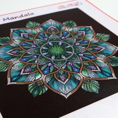 AllAboutEmbroideryUA Bead Embroidery kit Mandala AB-1001 Beaded Cross Stitch kit