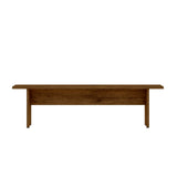 Manhattan Comfort Nomad Mid Century Modern Rustic Kitchen Dining Room Bench, 67.91", Nature Manhattan Comfort