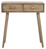 Safavieh Home Dean Mid-Century Modern Chocolate 2-drawer Console Safavieh