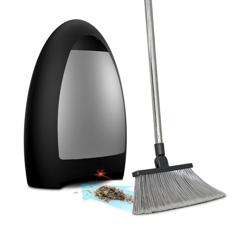 EyeVac Home Touchless Vacuum Automatic Dustpan - Great for Sweeping Pet Hair Food Dirt Kitchen - Fast & Powerful, Corded Canister Vacuum, Bagless, Automatic Sensors, 1000 Watt (Matte Black) EYE-VAC