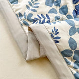Cooling Blankets For Hot Sleeper, Summer Ice Cool Throw Blanket For Night Sweats, Blue Pattern Reversible Summer Quilted Coverless Duvet Breathable Lightweight Quilt For All Season(200*230cm) DJCFWAF