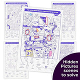 Scratch-and-Play Unicorn Hidden Pictures (Highlights Fun to Go) WoodArtSupply