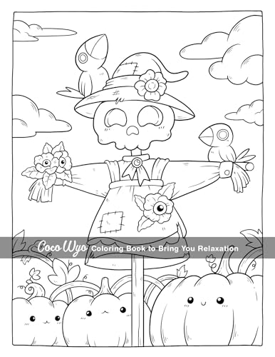 Creepy Cutie: Coloring Book for Adults and Teens Featuring Goth Kawaii and Spooky Cute Creatures of All Kinds and Many More Coco Wyo LLC