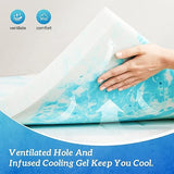 Sweetcrispy Mattress Topper King, 3 Inch Thick Memory Foam Gel Infused Cooling Toppers Pad for King Size Bed, Sleeper Sofa, RV, Camper, CertiPUR US Certified, Ventilated and Breathable Sweetcrispy
