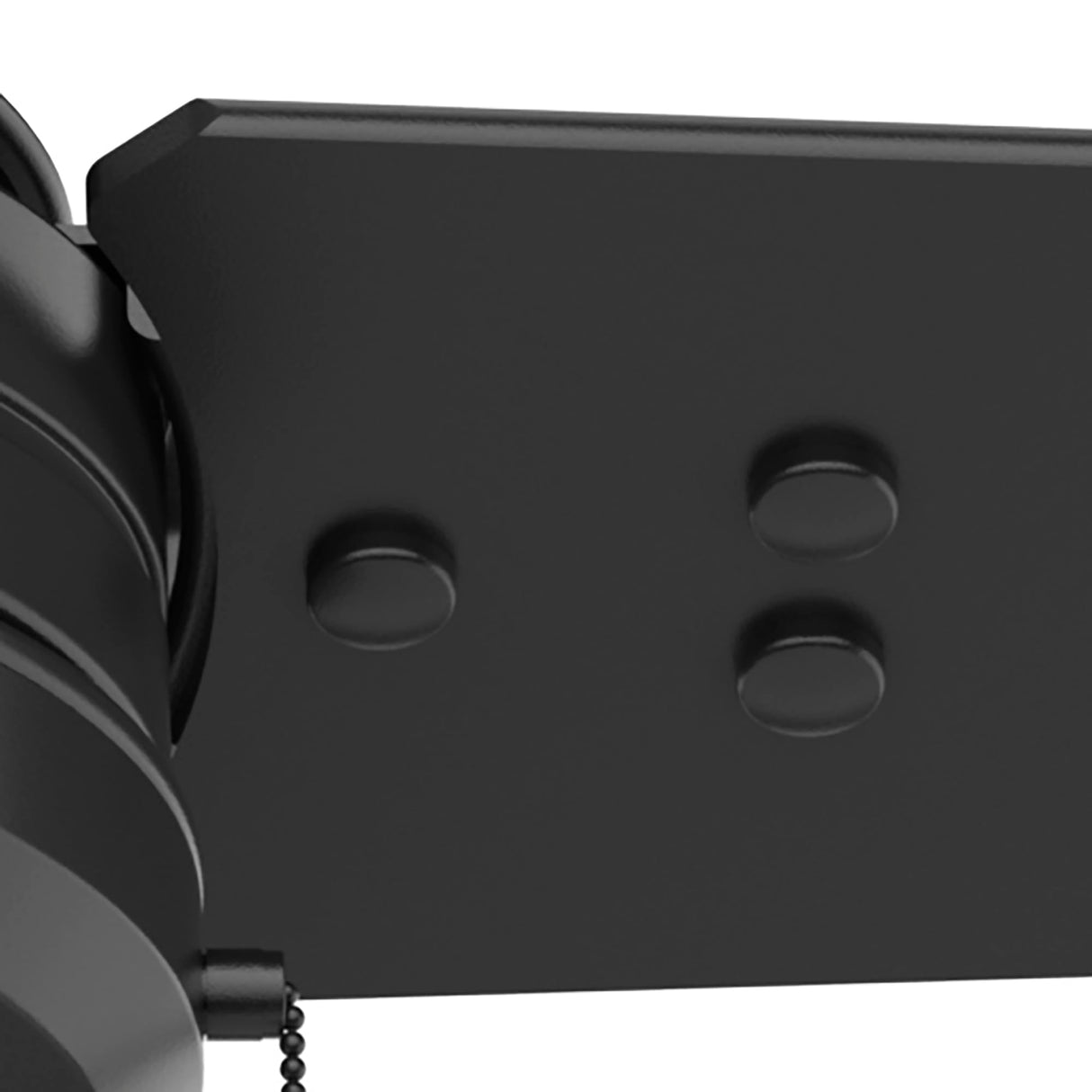 HUNTER 50260 Cassius Outdoor Ceiling Fan with Pull Chain, 44", Matte Black Finish Hunter