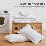 Love's cabin Seersucker White Twin Comforter Set, 5-Piece All Season Lightweight Bed in a Bag Bedding Set with Comforter, Flat Sheet, Fitted Sheet, Pillowcase and Sham Love's cabin