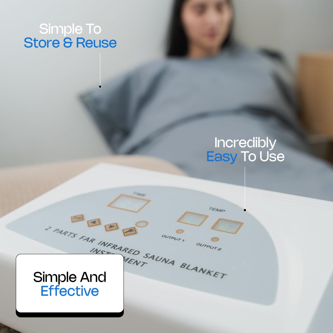 Angora Brands Sauna Blankets for Home Use - Sauna Wrap Full Body - Personal Sauna - Versatile Sauna Wrap- Portable Sauna for Home Relaxation- Sauna Blanket by Kryn ANGORA BRANDS