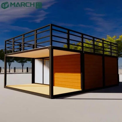 Luxury Modular 20ft & 40ft Prefab Home - 3 Bedrooms, Ready-to-Move-in Tiny Cabin - WoodArtSupply