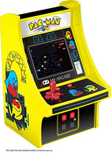 My Arcade DGUNL-3220 Micro Player Mini Arcade Machine Pac-Man Video Game, Fully Playable,6.75 Inch Collectible,Color Display, Speaker,Volume Buttons, Headphone Jack,Battery or Micro USB Powered, Black My Arcade