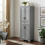 Crosley Furniture Tara Pantry, Distressed Gray Crosley Furniture