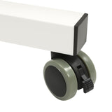 Mobile Standing Desk, Adjustable Laptop Desk Small Stand Up Table, Portable Rolling Desk With Wheels And Stopper, Computer Cart Workstation With Wheels, Work Bedside Table For Home Office (Pink) SAHUANIYE