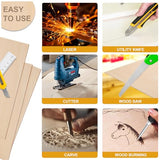 30 Pack Basswood Sheets 12x12x1/12 Inch, Plywood Sheet Unfinished Wood Boards Blanks for Laser Cutting, Engraving, Burning, Crafts Ecurfu