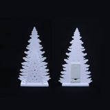 Wooden Christmas Tree Tabletop Decor, Supergorea,LED Wood Craft Christmas Trees Light 2AA Battery Powered 10 inch for Xmas Home Decorations(Indoor) Supergorea