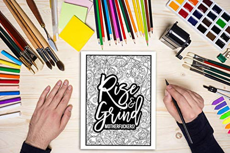 You're a Mother F*cking Badass: Motivational & Inspirational Swear Word Coloring Book for Adults WoodArtSupply
