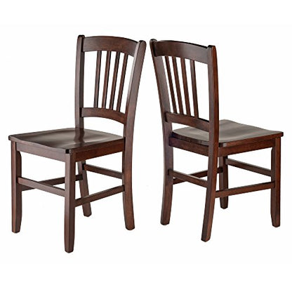 Winsome Madison Seating, Walnut Medium - WoodArtSupply