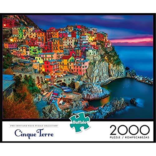 Buffalo Games - Cinque Terre - 2000 Piece Jigsaw Puzzle, Suitable for 14-15 year olds Buffalo Games