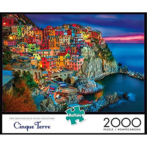 Buffalo Games - Cinque Terre - 2000 Piece Jigsaw Puzzle, Suitable for 14-15 year olds - WoodArtSupply