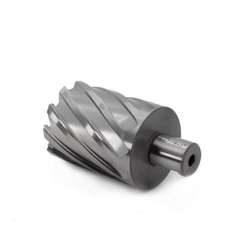 OSCARBIDE Annular Cutter 1-7/8 inch Cutting Diameter,2 inch Depth of Cut,3/4 inch Weldon Shank,2 Flat Mag Drill Bit with Pilot Pin for Magnetic Drill Press,1 Piece OSCARBIDE
