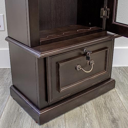 American Furniture Classics Gun Cabinet, Brown - WoodArtSupply