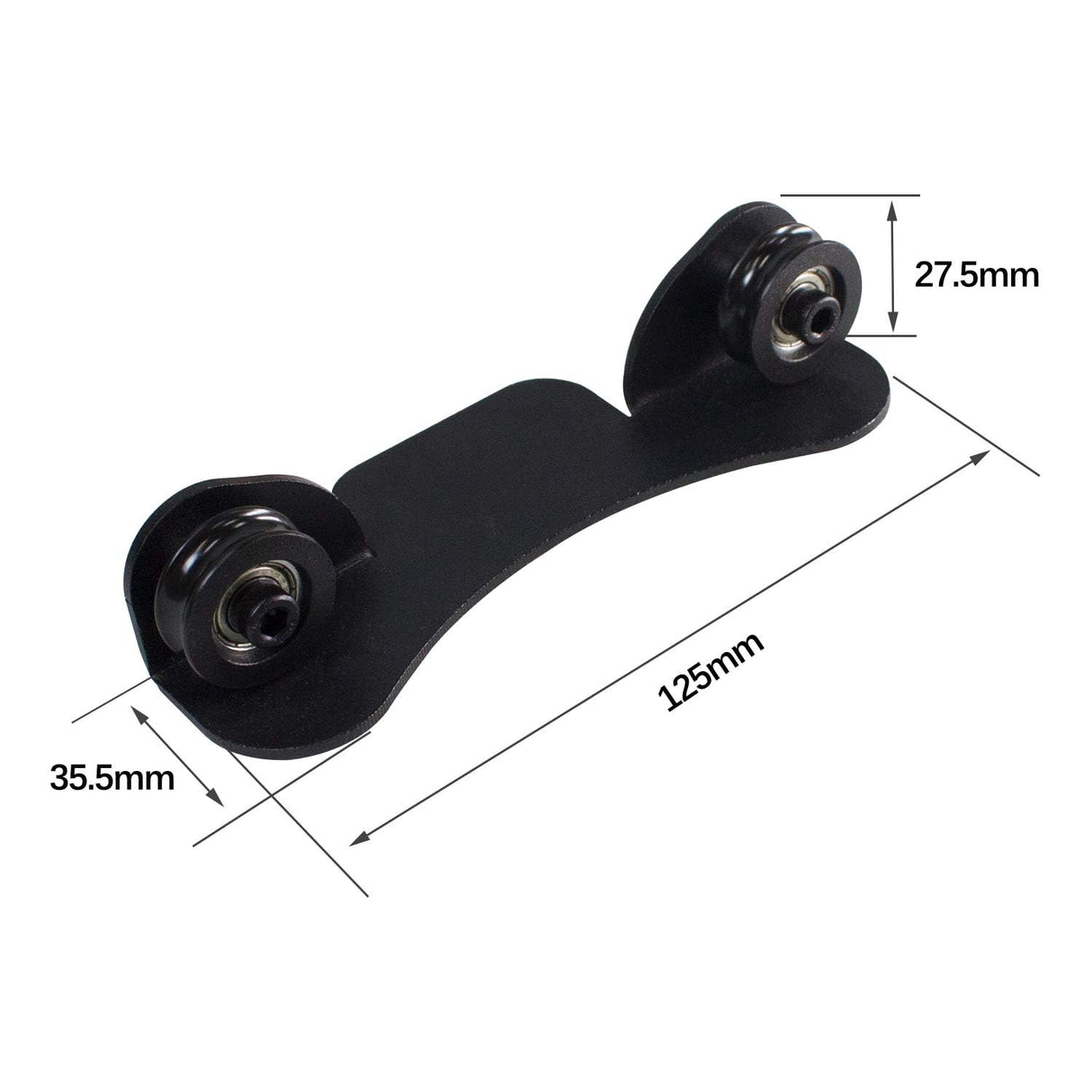 Iverntech 1 Set 3D Printer Filament Spool Holder, Sheet Metal Filament Mount Rack Spool Holder for PLA, ABS, Wood, TPU, Nylon, Flexible 3D Printing Materials Iverntech