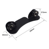 Iverntech 1 Set 3D Printer Filament Spool Holder, Sheet Metal Filament Mount Rack Spool Holder for PLA, ABS, Wood, TPU, Nylon, Flexible 3D Printing Materials Iverntech