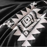 MaiRêve Embroidery Queen Size Comforter Set Black, Boho Farmhouse Western Bedding Set 7 Pieces, All Season Bed in A Bag Comforter Set with Sheets, Pillowcases & Shams MaiRêve