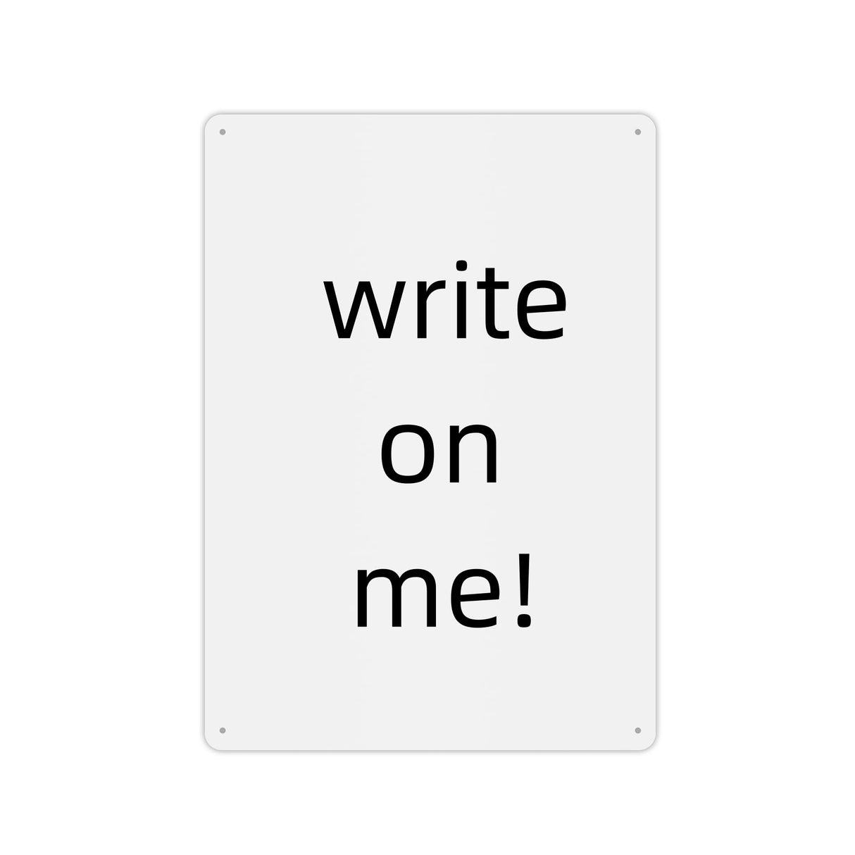 MUXYH 4 Pack White Sign Blanks, 14 x 10 Inches, Sturdy Rust Free Aluminum Metal Signs White Color Blank Sign, Waterproof, Easy Mounting, Indoor or Outdoor Use MUXYH