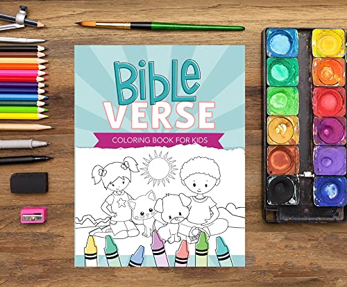 Bible Verse Coloring Book for Kids Hweryho