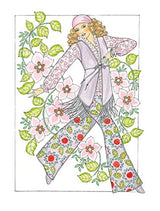 Creative Haven Fabulous Fashions of the 1960s Coloring Book: Relaxing Illustrations for Adult Colorists (Adult Coloring Books: Fashion) Dover Publications