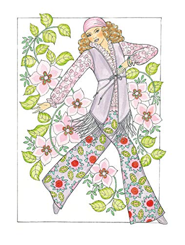 Creative Haven Fabulous Fashions of the 1960s Coloring Book: Relaxing Illustrations for Adult Colorists (Adult Coloring Books: Fashion) Dover Publications