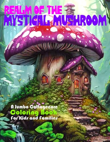 REALM OF THE MYSTICAL MUSHROOM: A Cottagecore Coloring Book for Kids and Families