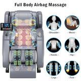 2026 Full Body Massage Chair - Zero Gravity Heated Shiatsu Massage - Lumbar/Calf Heat Relieve Sitting Back Pain, 8 Back Rollers, Extendable Footrest - Relieve Back Pain for Office Workers/Athletes DOVRYTHEN
